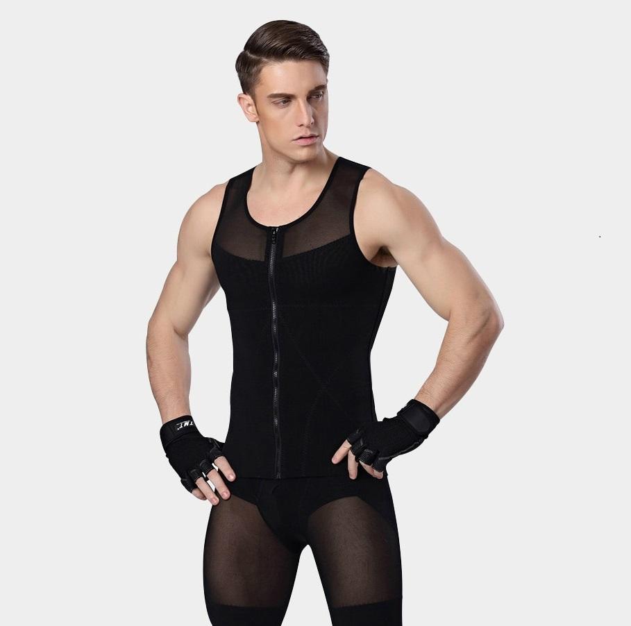 Men's Slimming Body Shaper with Back Support