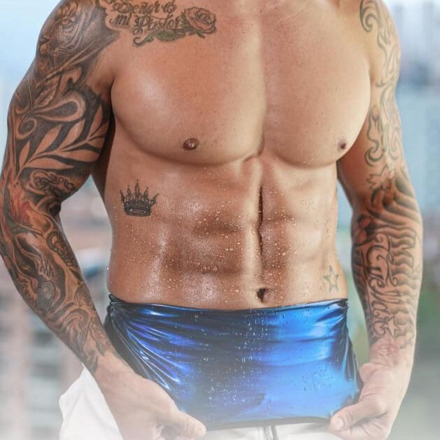 Men's Heat-Trapping Waist Trimmer Sauna Effect